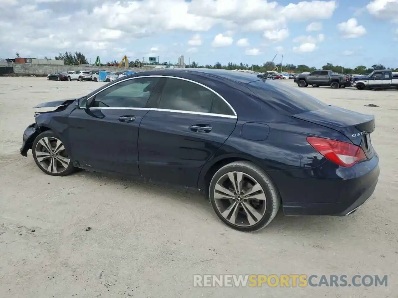 2 Photograph of a damaged car WDDSJ4EB7KN749607 MERCEDES-BENZ CLA-CLASS 2019