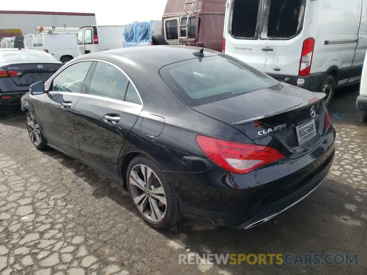 3 Photograph of a damaged car WDDSJ4EB8KN710248 MERCEDES-BENZ CLA-CLASS 2019