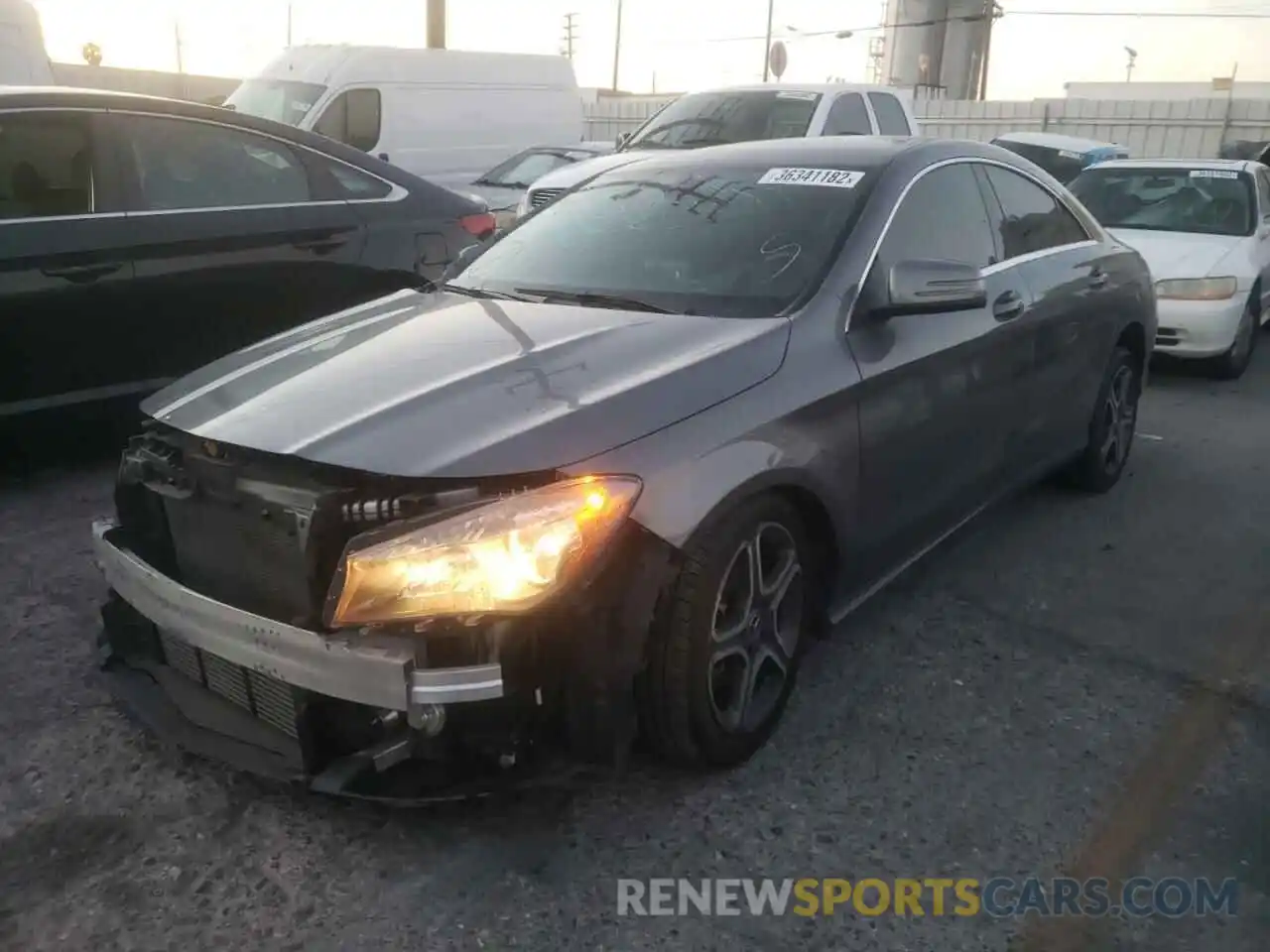 2 Photograph of a damaged car WDDSJ4EB8KN729205 MERCEDES-BENZ CLA-CLASS 2019