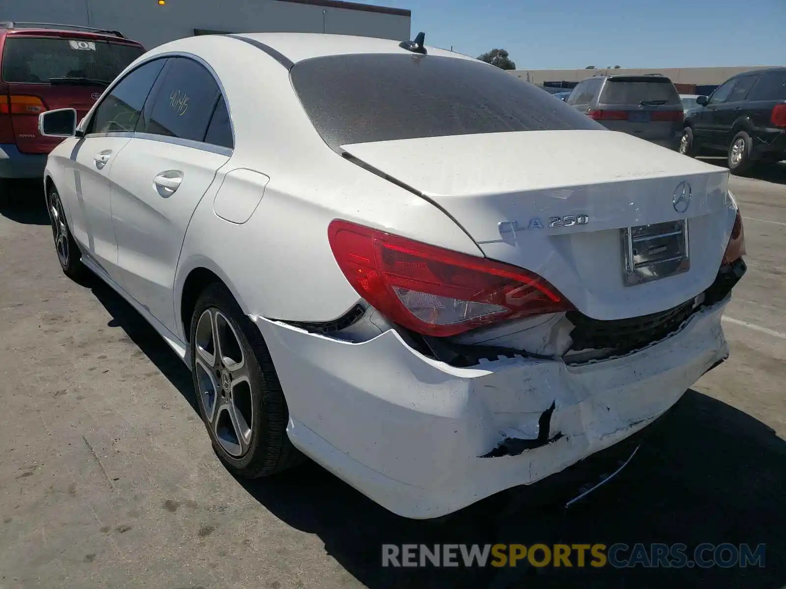 3 Photograph of a damaged car WDDSJ4EB8KN737840 MERCEDES-BENZ CLA-CLASS 2019