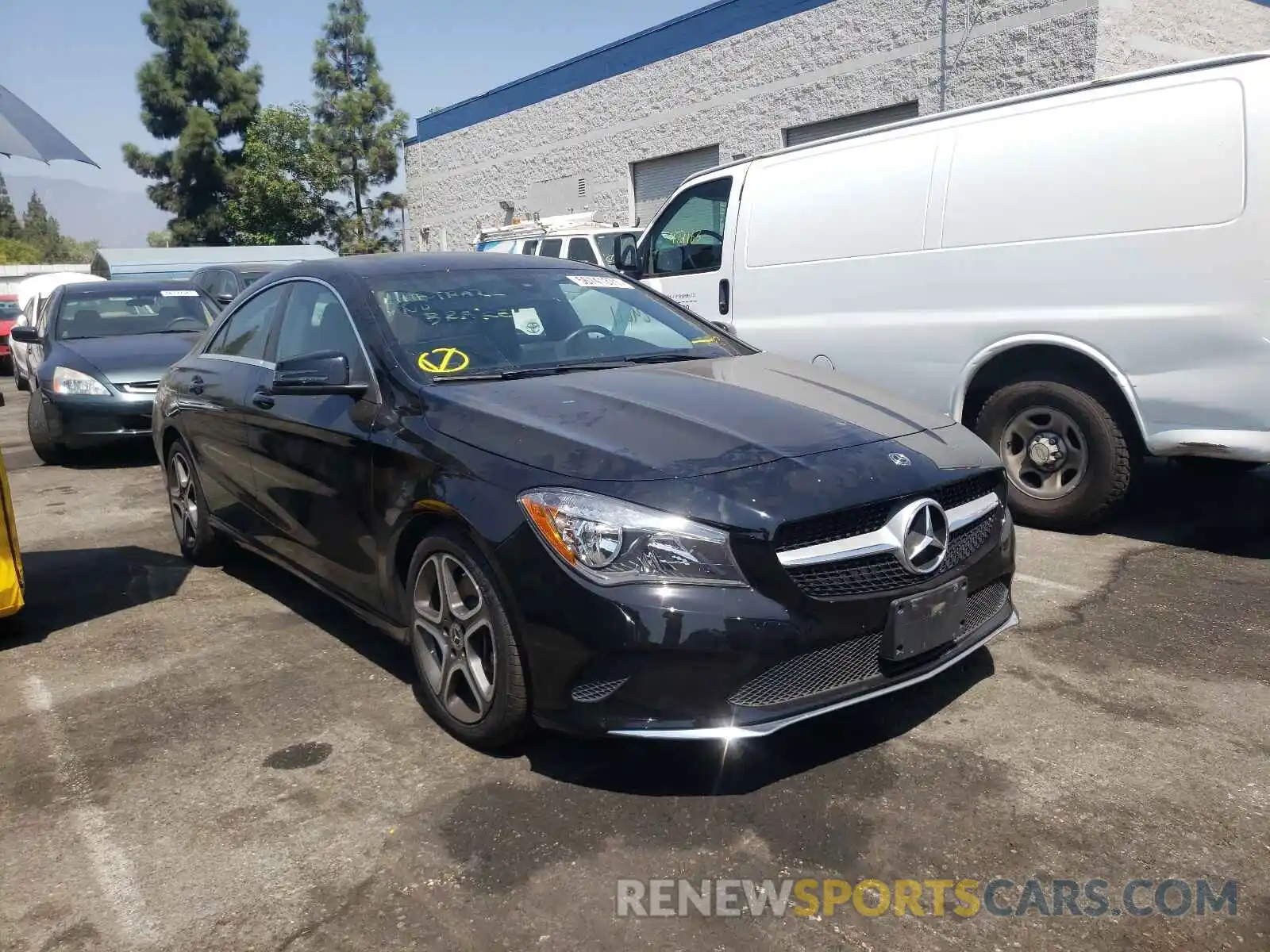 1 Photograph of a damaged car WDDSJ4EB8KN738924 MERCEDES-BENZ CLA-CLASS 2019