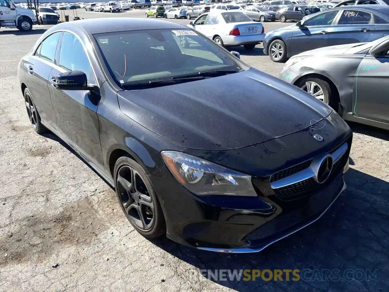 1 Photograph of a damaged car WDDSJ4EB8KN743220 MERCEDES-BENZ CLA-CLASS 2019