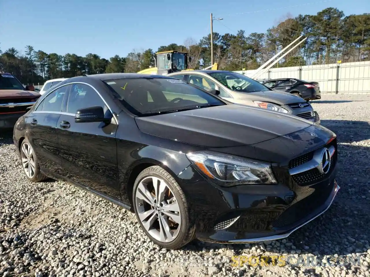 1 Photograph of a damaged car WDDSJ4EB8KN748658 MERCEDES-BENZ CLA-CLASS 2019