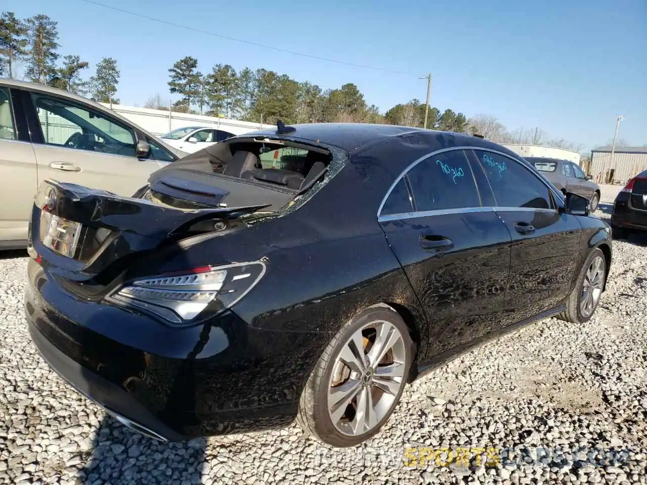 4 Photograph of a damaged car WDDSJ4EB8KN748658 MERCEDES-BENZ CLA-CLASS 2019