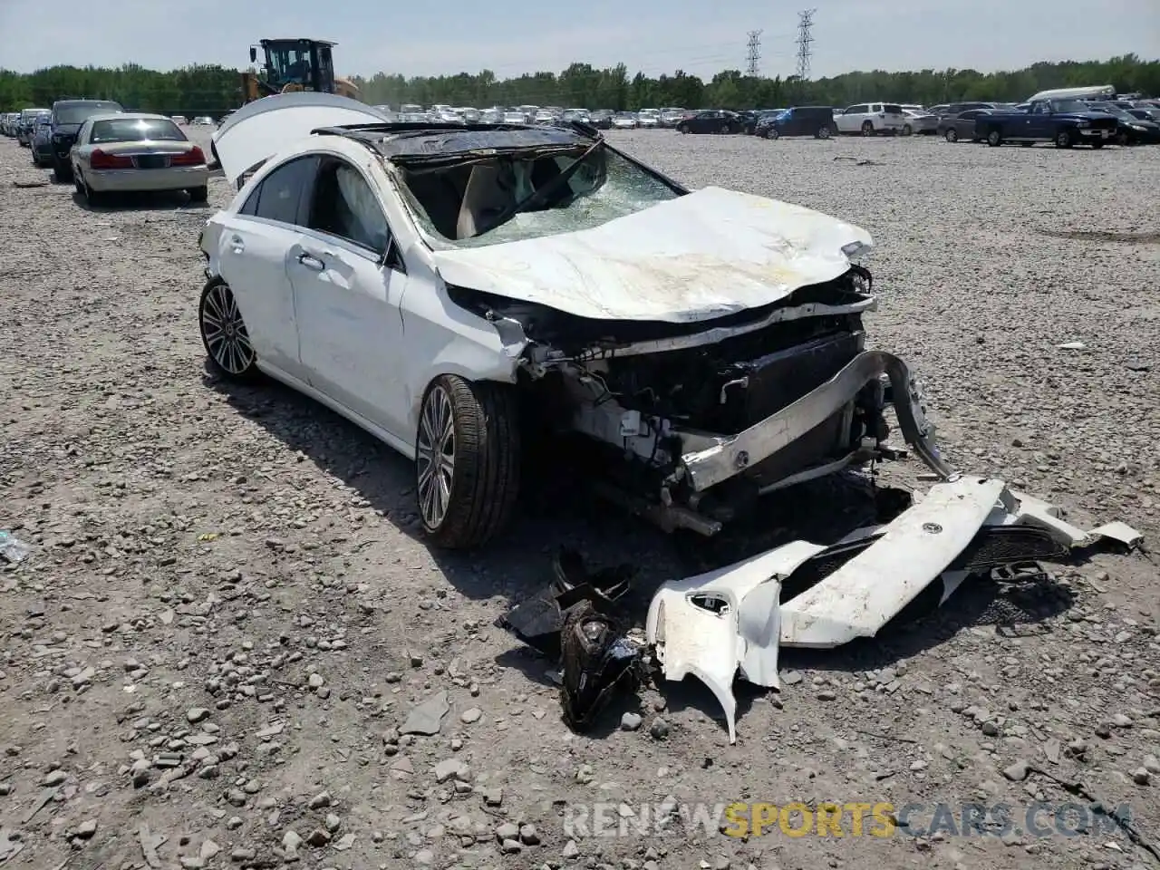 1 Photograph of a damaged car WDDSJ4EB8KN752340 MERCEDES-BENZ CLA-CLASS 2019