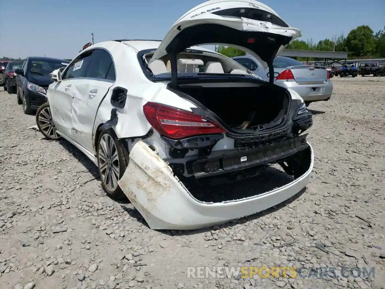 3 Photograph of a damaged car WDDSJ4EB8KN752340 MERCEDES-BENZ CLA-CLASS 2019