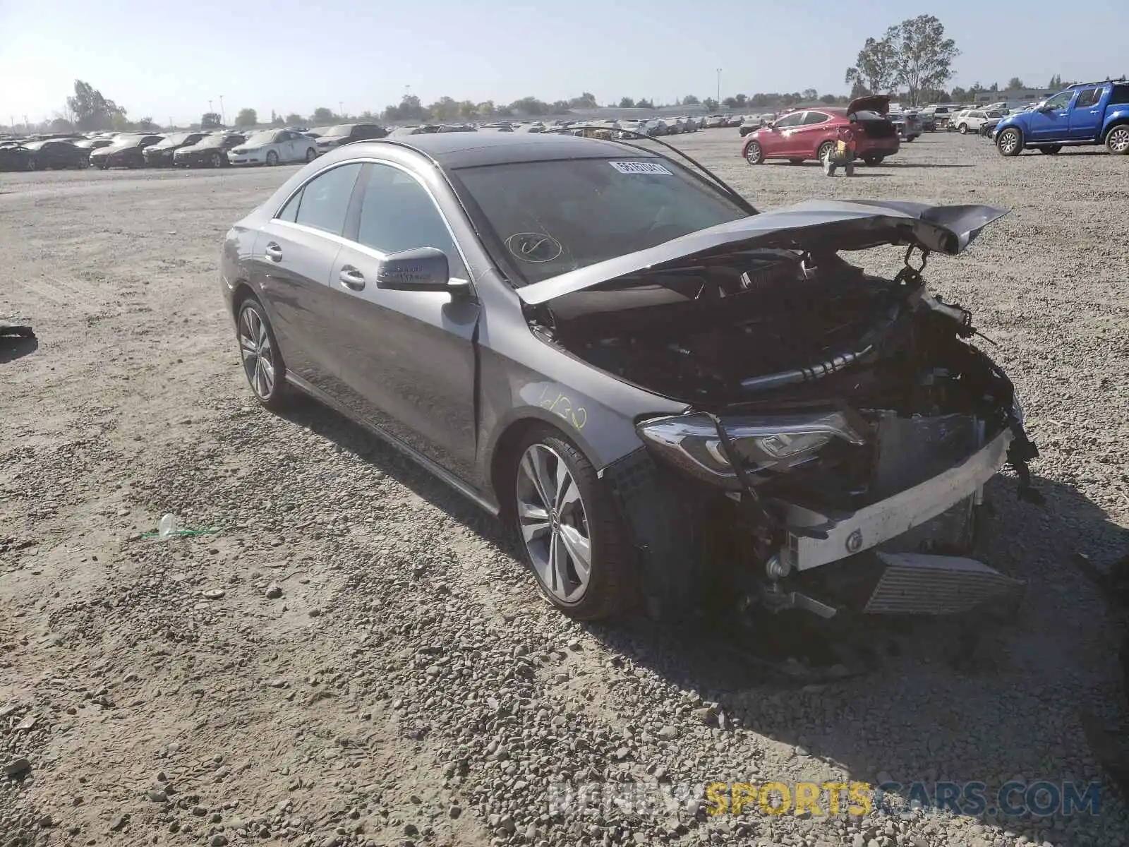 1 Photograph of a damaged car WDDSJ4EB8KN769171 MERCEDES-BENZ CLA-CLASS 2019