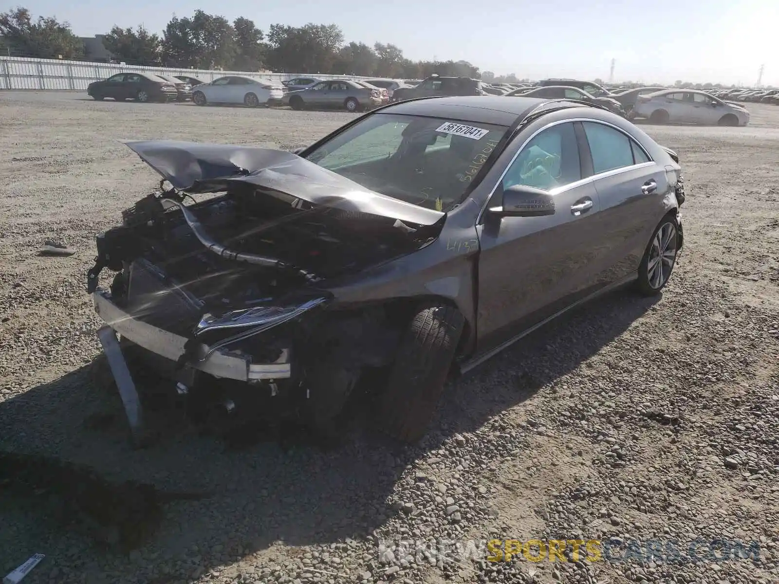 2 Photograph of a damaged car WDDSJ4EB8KN769171 MERCEDES-BENZ CLA-CLASS 2019