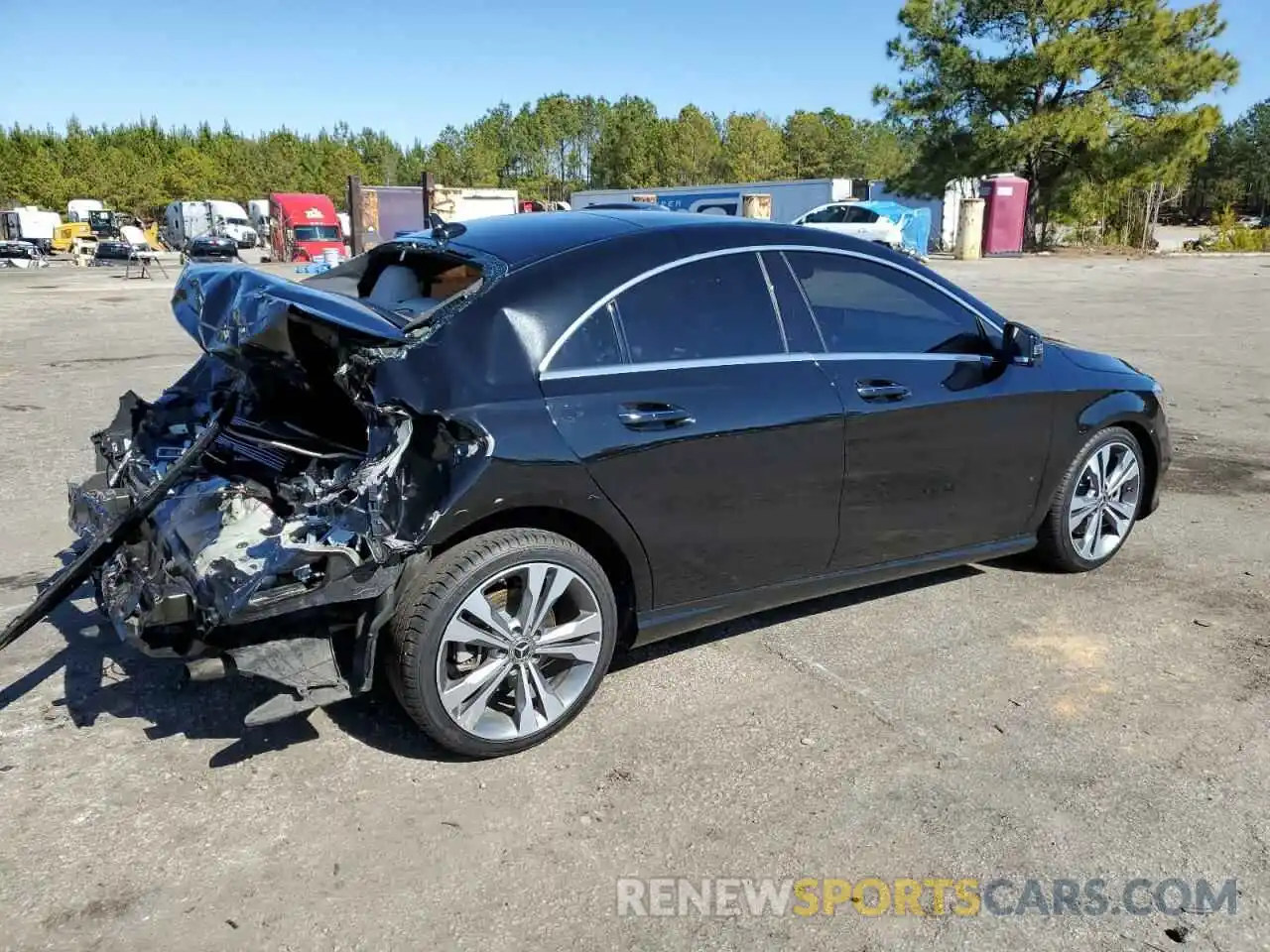 3 Photograph of a damaged car WDDSJ4EB9KN705480 MERCEDES-BENZ CLA-CLASS 2019