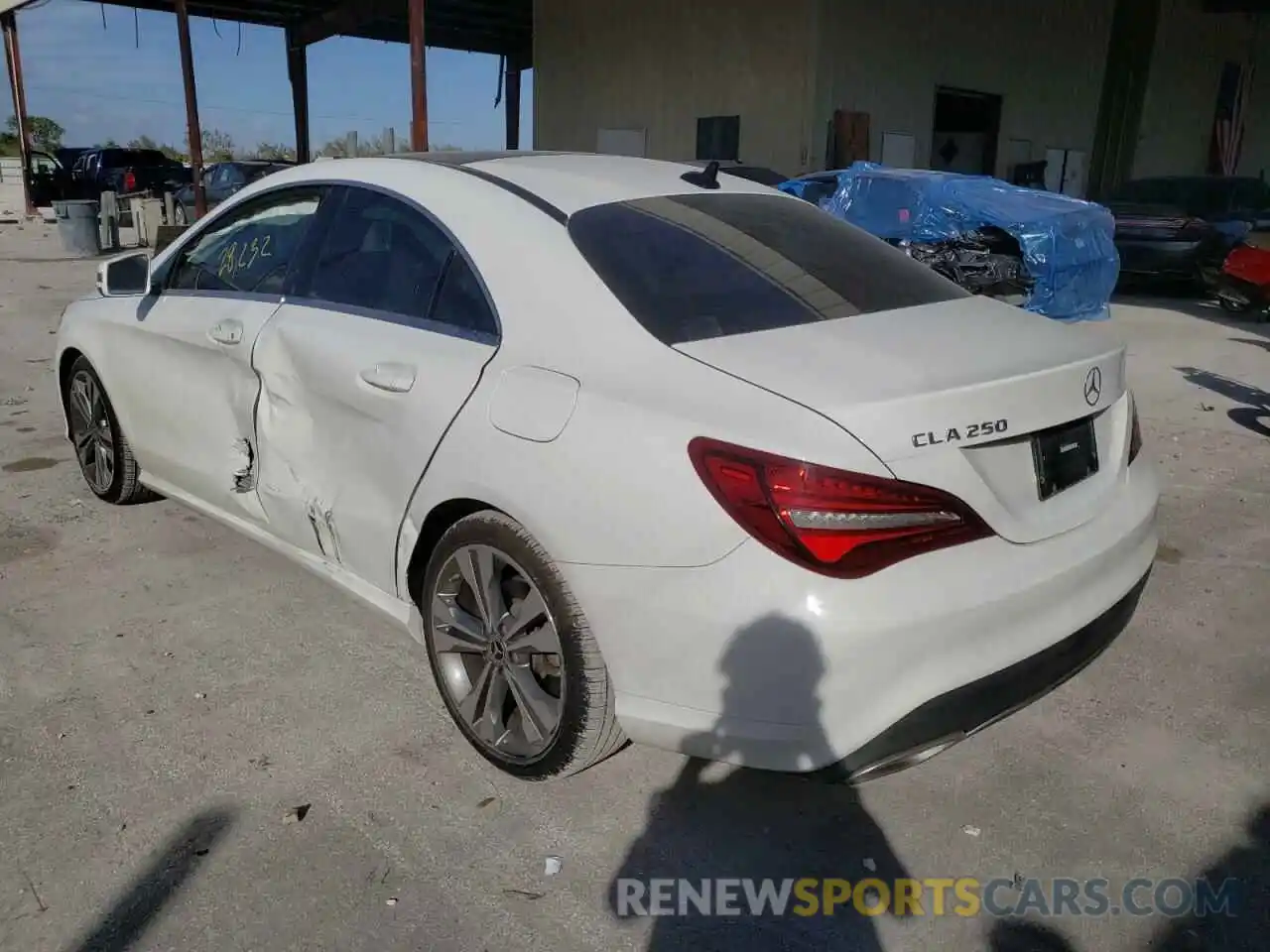 3 Photograph of a damaged car WDDSJ4EB9KN712025 MERCEDES-BENZ CLA-CLASS 2019