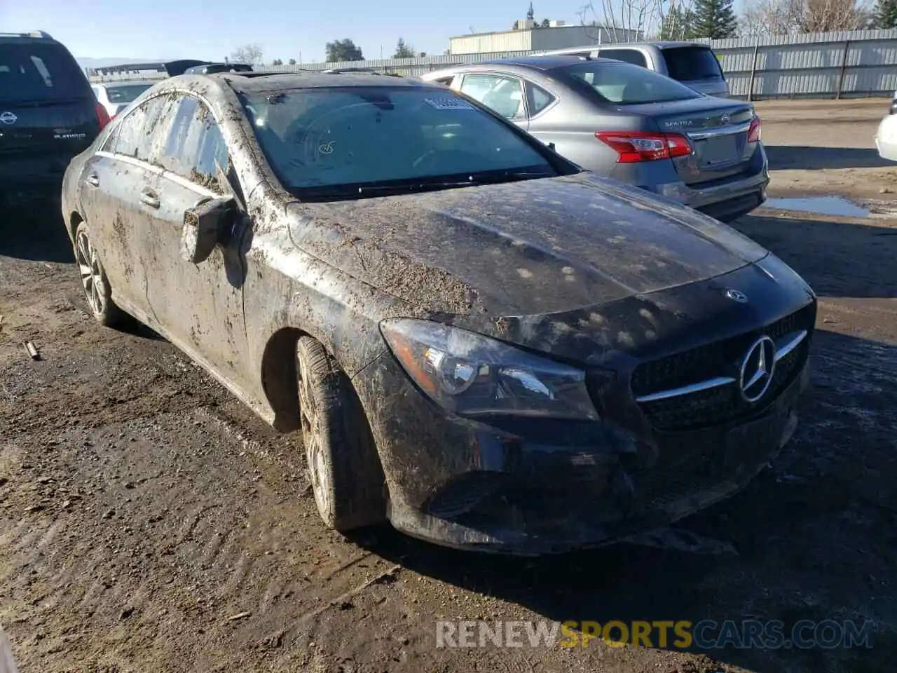 1 Photograph of a damaged car WDDSJ4EB9KN721873 MERCEDES-BENZ CLA-CLASS 2019