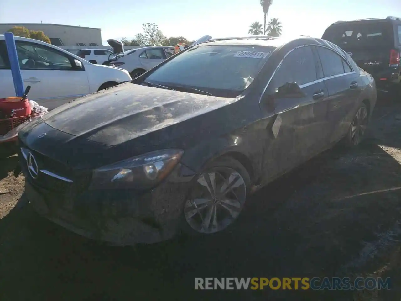 2 Photograph of a damaged car WDDSJ4EB9KN721873 MERCEDES-BENZ CLA-CLASS 2019