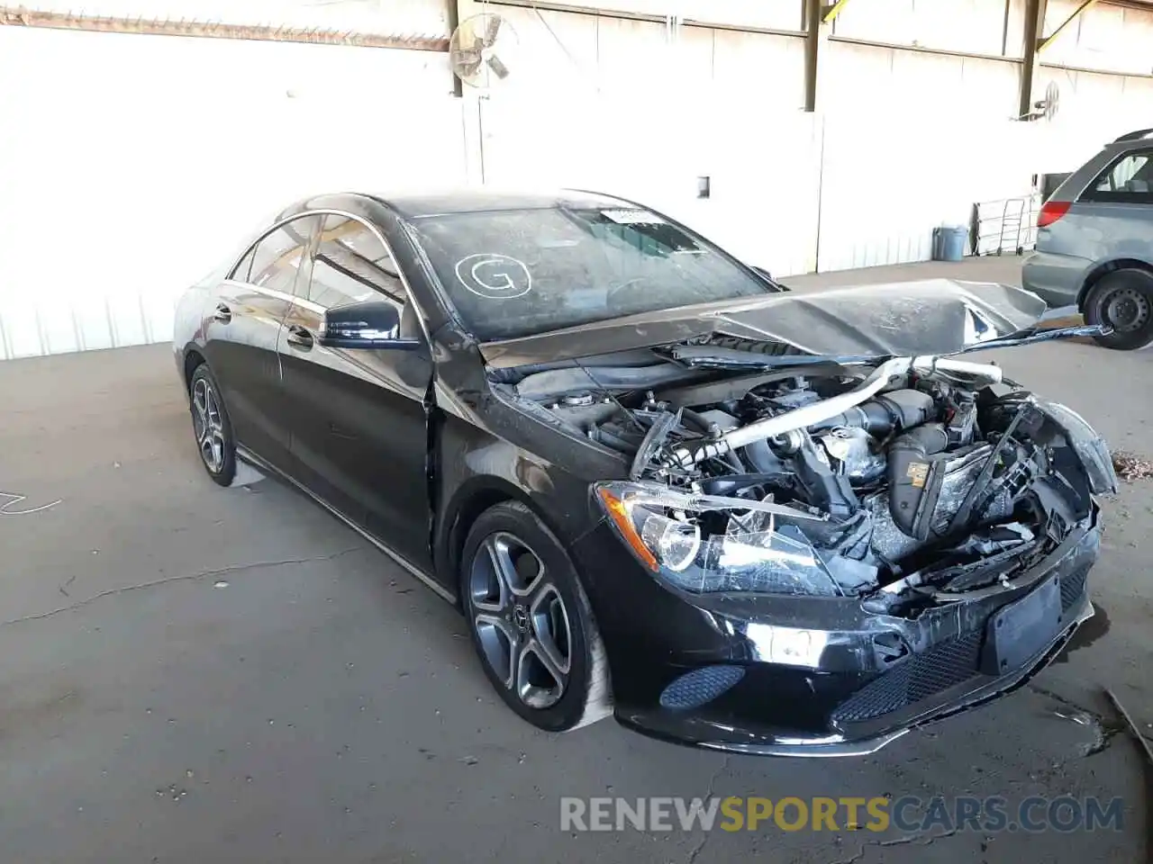 1 Photograph of a damaged car WDDSJ4EB9KN726393 MERCEDES-BENZ CLA-CLASS 2019