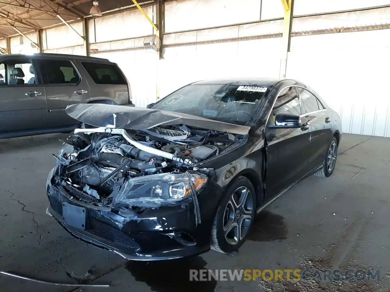 2 Photograph of a damaged car WDDSJ4EB9KN726393 MERCEDES-BENZ CLA-CLASS 2019