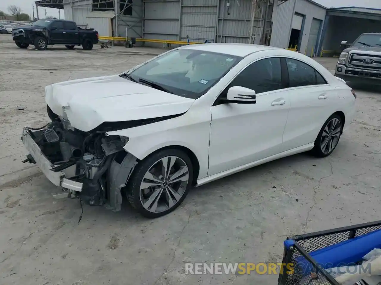 1 Photograph of a damaged car WDDSJ4EB9KN736731 MERCEDES-BENZ CLA-CLASS 2019