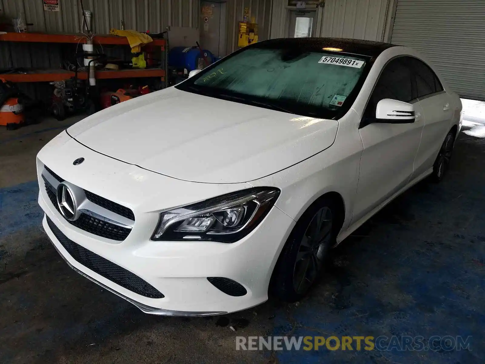 2 Photograph of a damaged car WDDSJ4EB9KN762150 MERCEDES-BENZ CLA-CLASS 2019