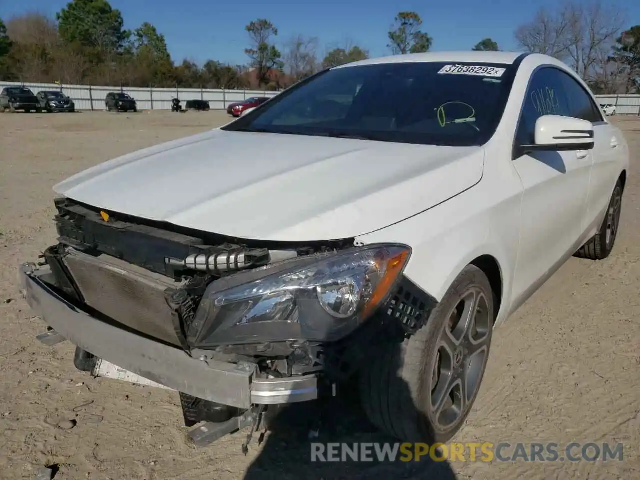 2 Photograph of a damaged car WDDSJ4EBXKN710459 MERCEDES-BENZ CLA-CLASS 2019