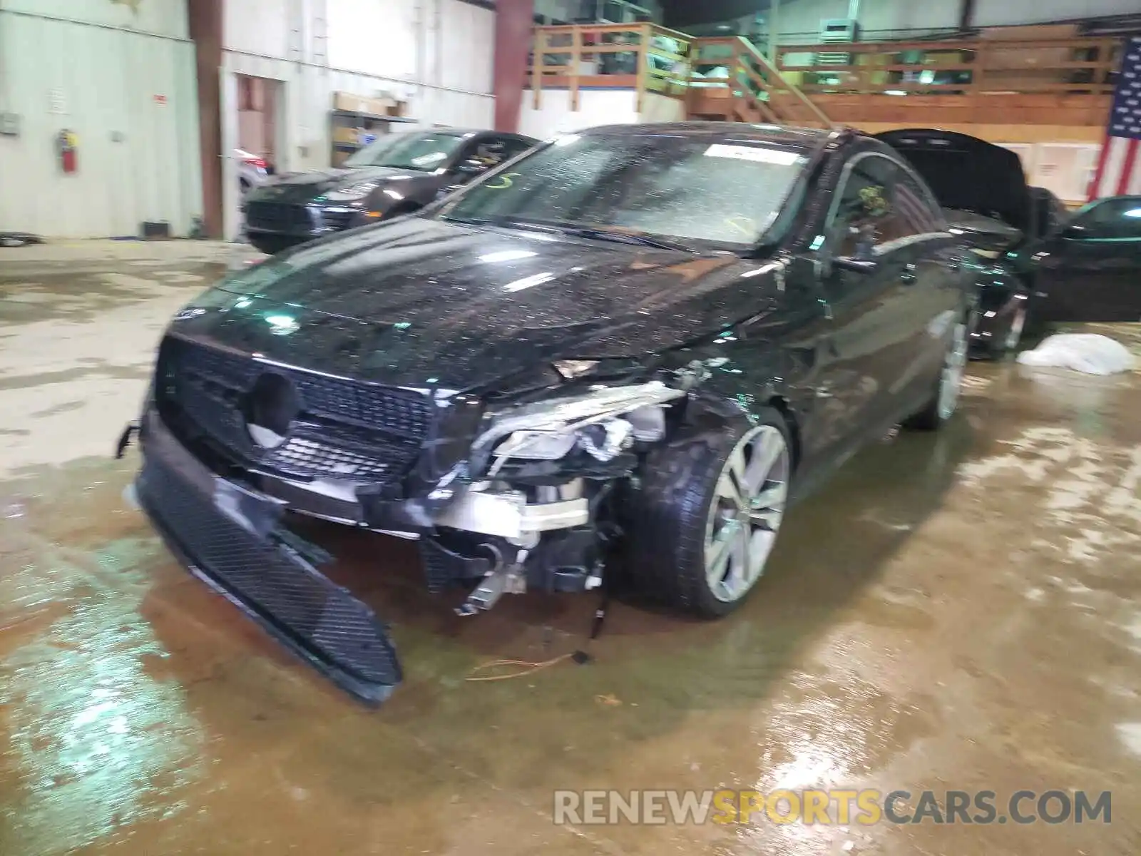 2 Photograph of a damaged car WDDSJ4EBXKN711675 MERCEDES-BENZ CLA-CLASS 2019