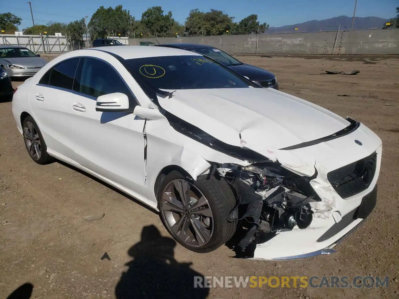 1 Photograph of a damaged car WDDSJ4EBXKN715807 MERCEDES-BENZ CLA-CLASS 2019