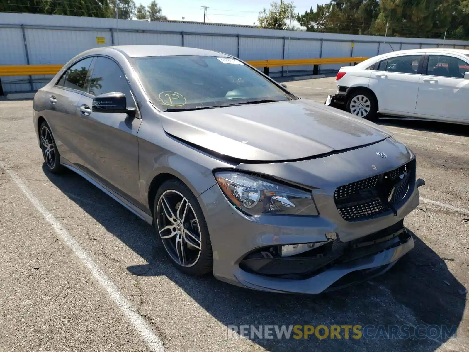 1 Photograph of a damaged car WDDSJ4EBXKN715841 MERCEDES-BENZ CLA-CLASS 2019