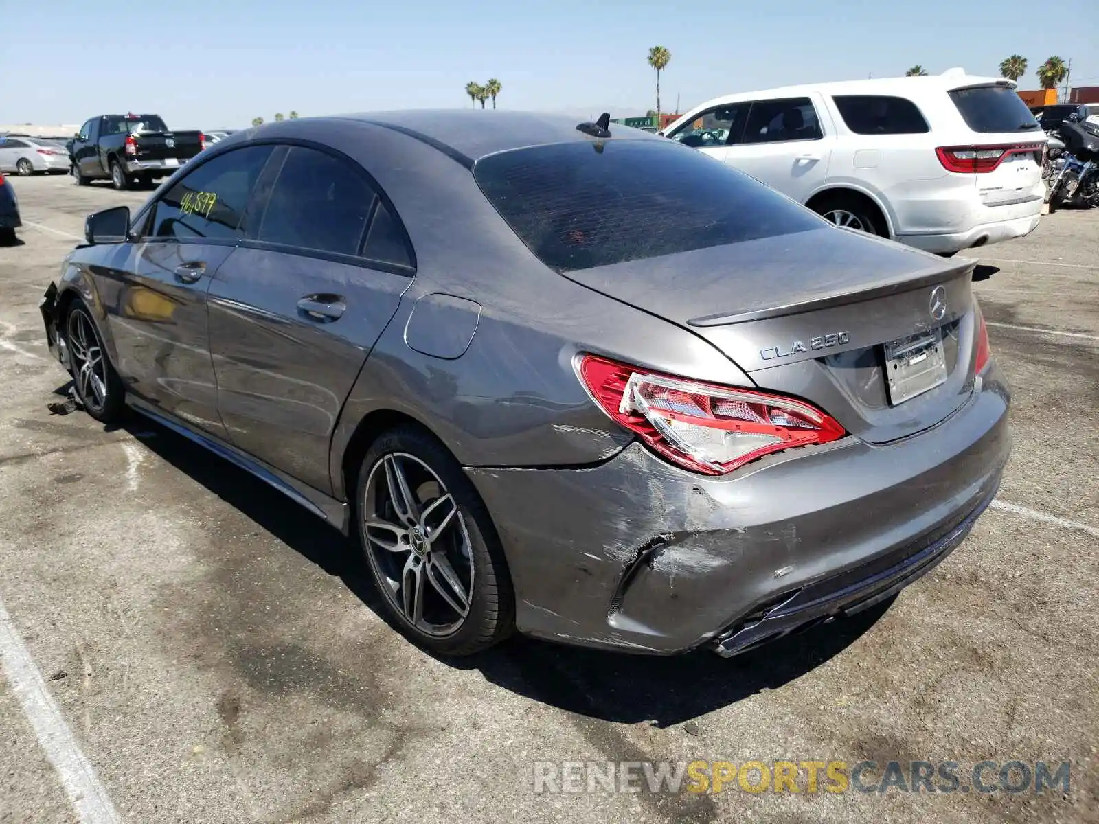 3 Photograph of a damaged car WDDSJ4EBXKN715841 MERCEDES-BENZ CLA-CLASS 2019