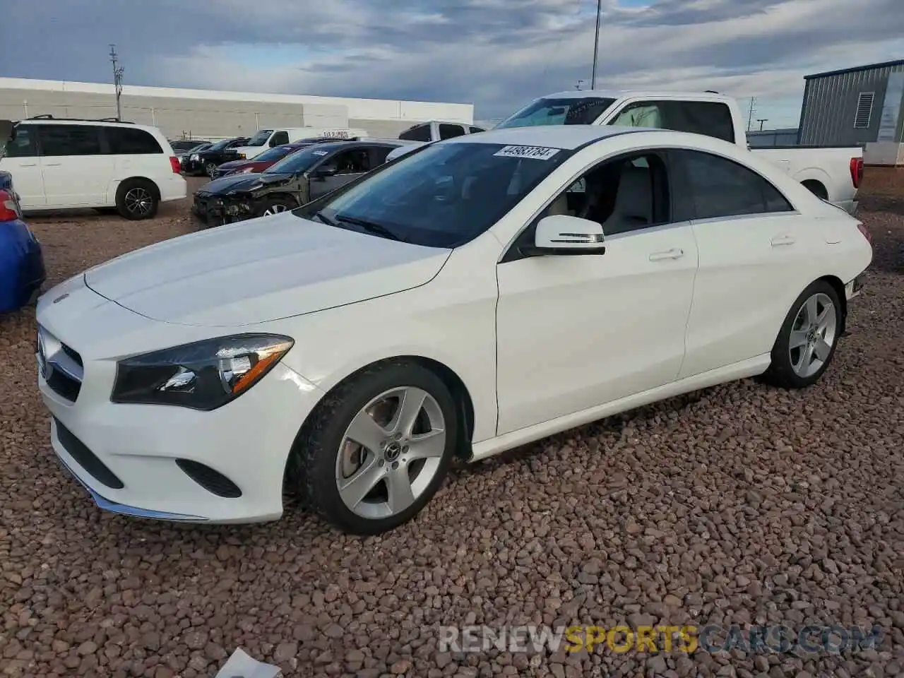 1 Photograph of a damaged car WDDSJ4EBXKN762755 MERCEDES-BENZ CLA-CLASS 2019