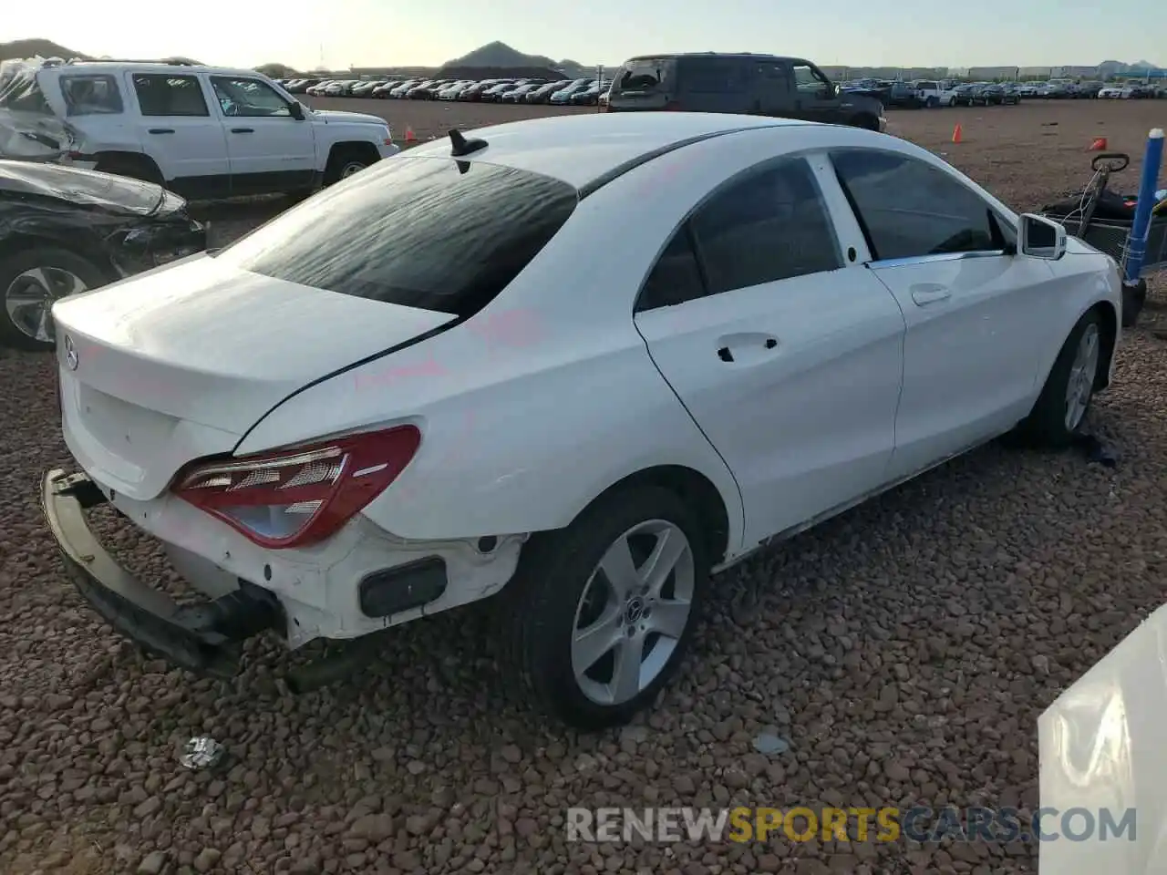 3 Photograph of a damaged car WDDSJ4EBXKN762755 MERCEDES-BENZ CLA-CLASS 2019