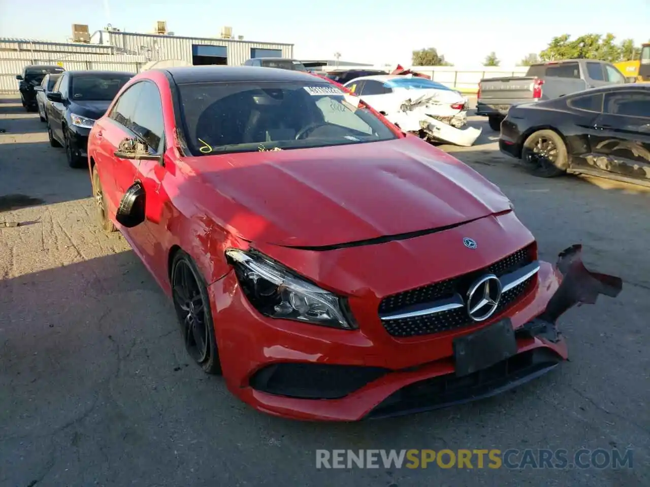 1 Photograph of a damaged car WDDSJ4EBXKN770774 MERCEDES-BENZ CLA-CLASS 2019