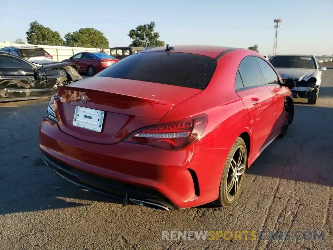 4 Photograph of a damaged car WDDSJ4EBXKN770774 MERCEDES-BENZ CLA-CLASS 2019