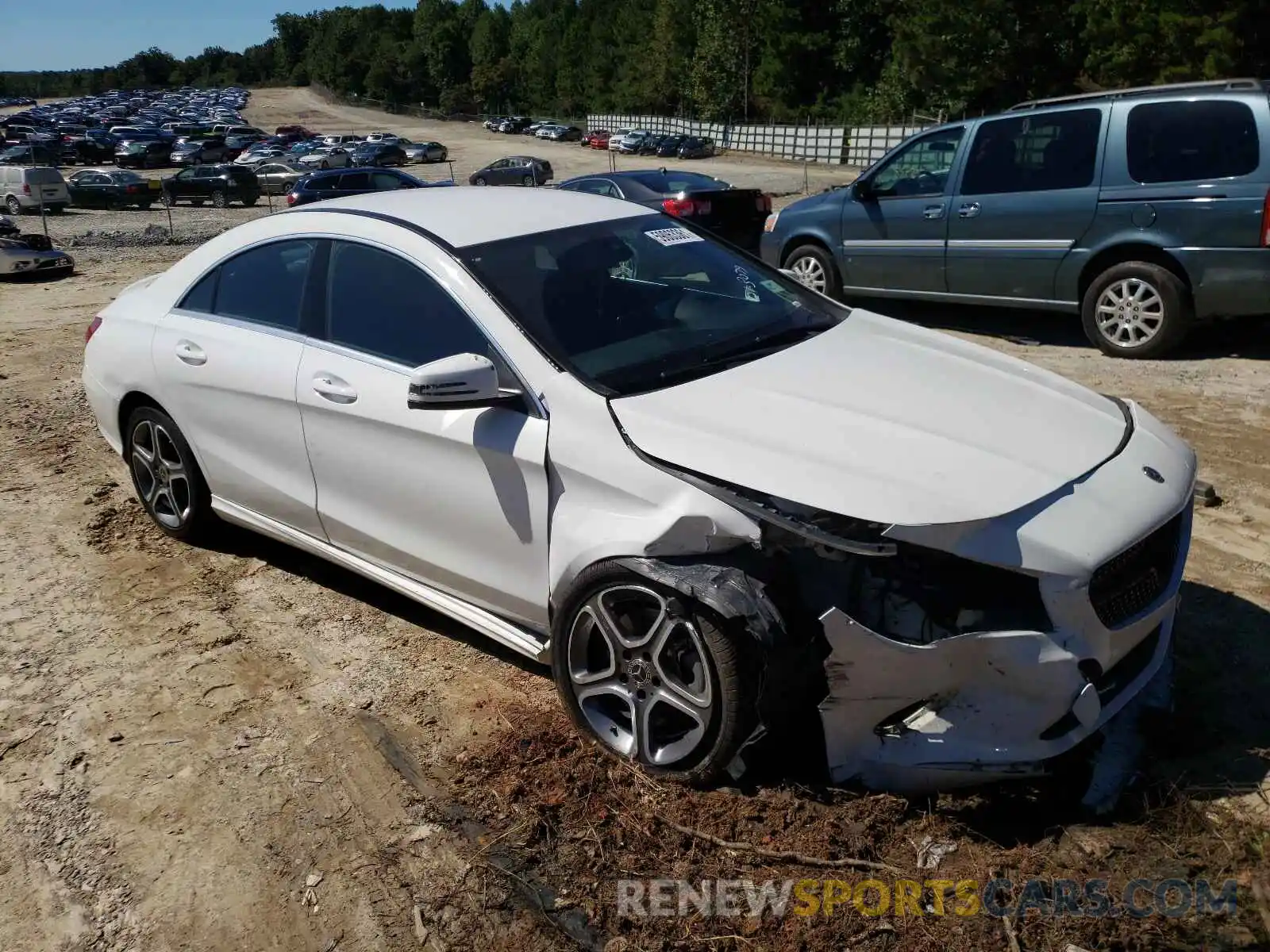 1 Photograph of a damaged car WDDSJ4EBXKN776316 MERCEDES-BENZ CLA-CLASS 2019