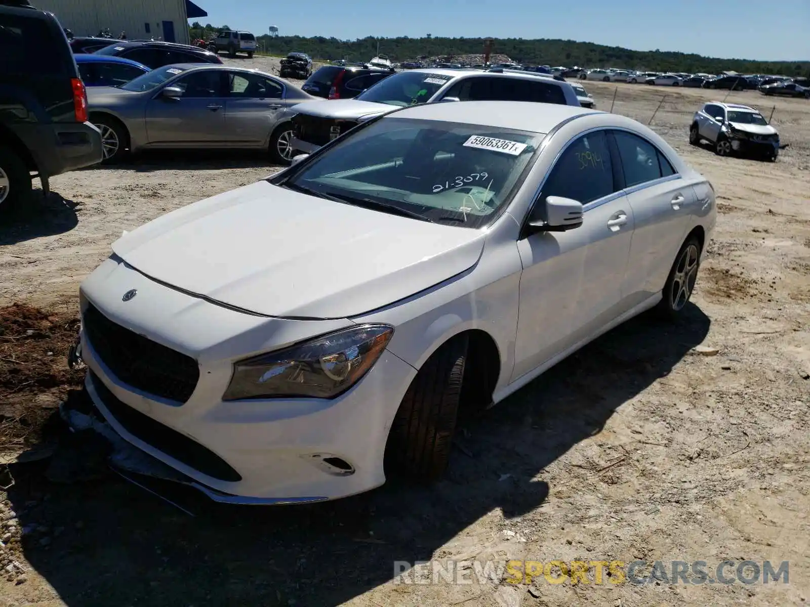 2 Photograph of a damaged car WDDSJ4EBXKN776316 MERCEDES-BENZ CLA-CLASS 2019