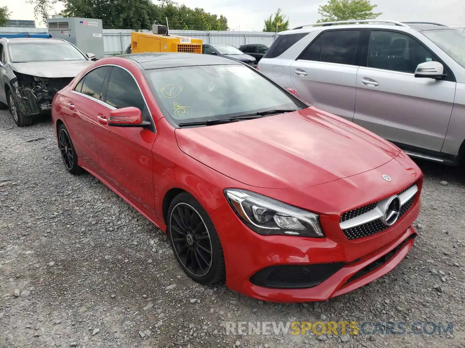 1 Photograph of a damaged car WDDSJ4GB0KN717577 MERCEDES-BENZ CLA-CLASS 2019