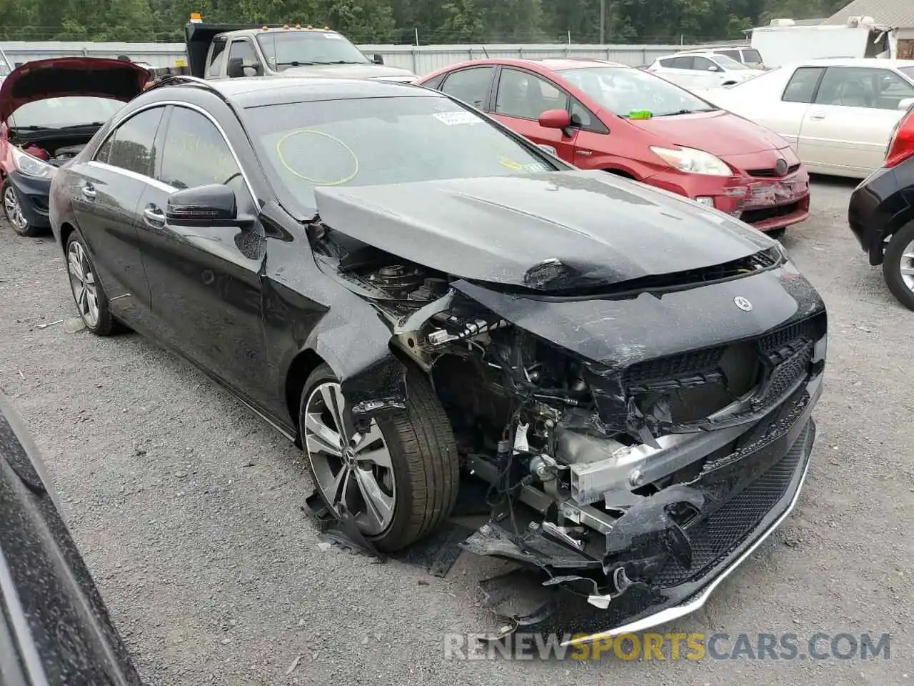 1 Photograph of a damaged car WDDSJ4GB0KN743273 MERCEDES-BENZ CLA-CLASS 2019