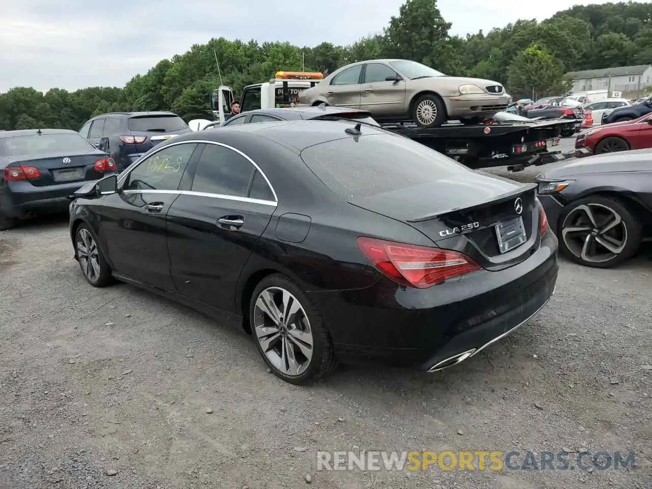 3 Photograph of a damaged car WDDSJ4GB0KN743273 MERCEDES-BENZ CLA-CLASS 2019