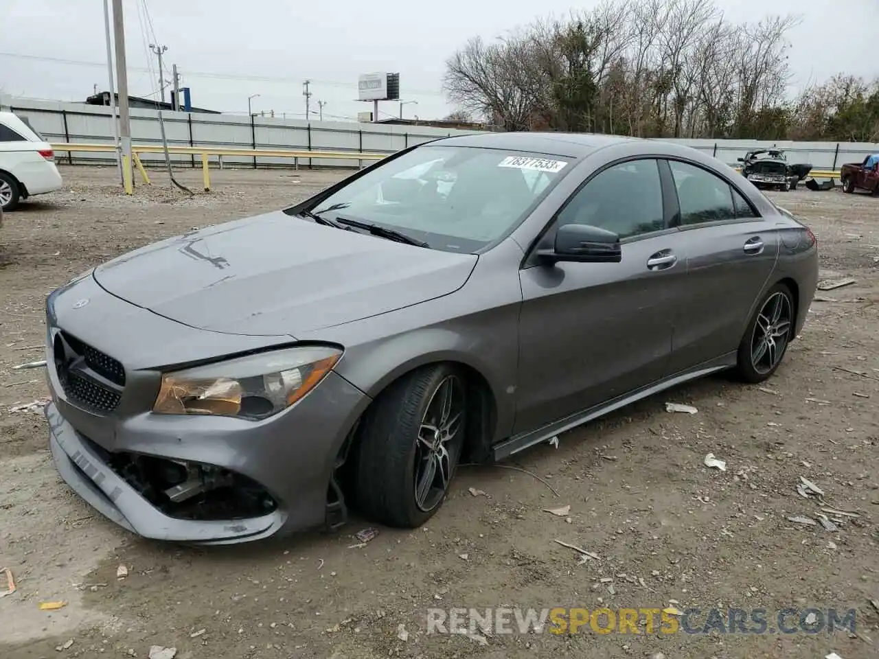 1 Photograph of a damaged car WDDSJ4GB0KN754709 MERCEDES-BENZ CLA-CLASS 2019