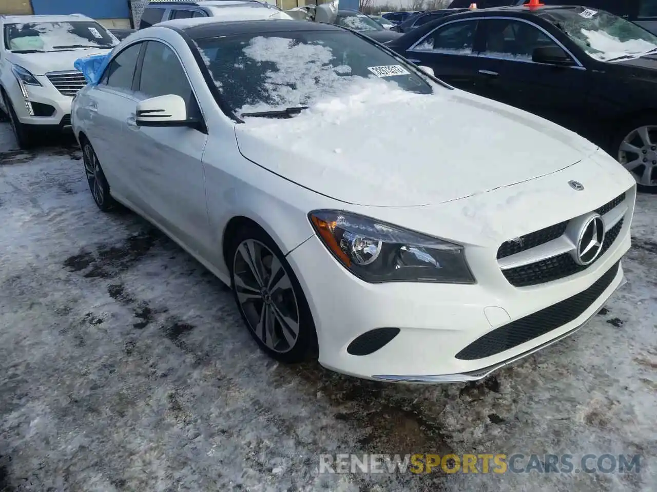 1 Photograph of a damaged car WDDSJ4GB0KN756508 MERCEDES-BENZ CLA-CLASS 2019