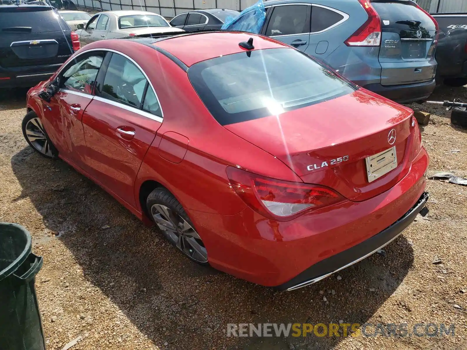 3 Photograph of a damaged car WDDSJ4GB0KN758677 MERCEDES-BENZ CLA-CLASS 2019