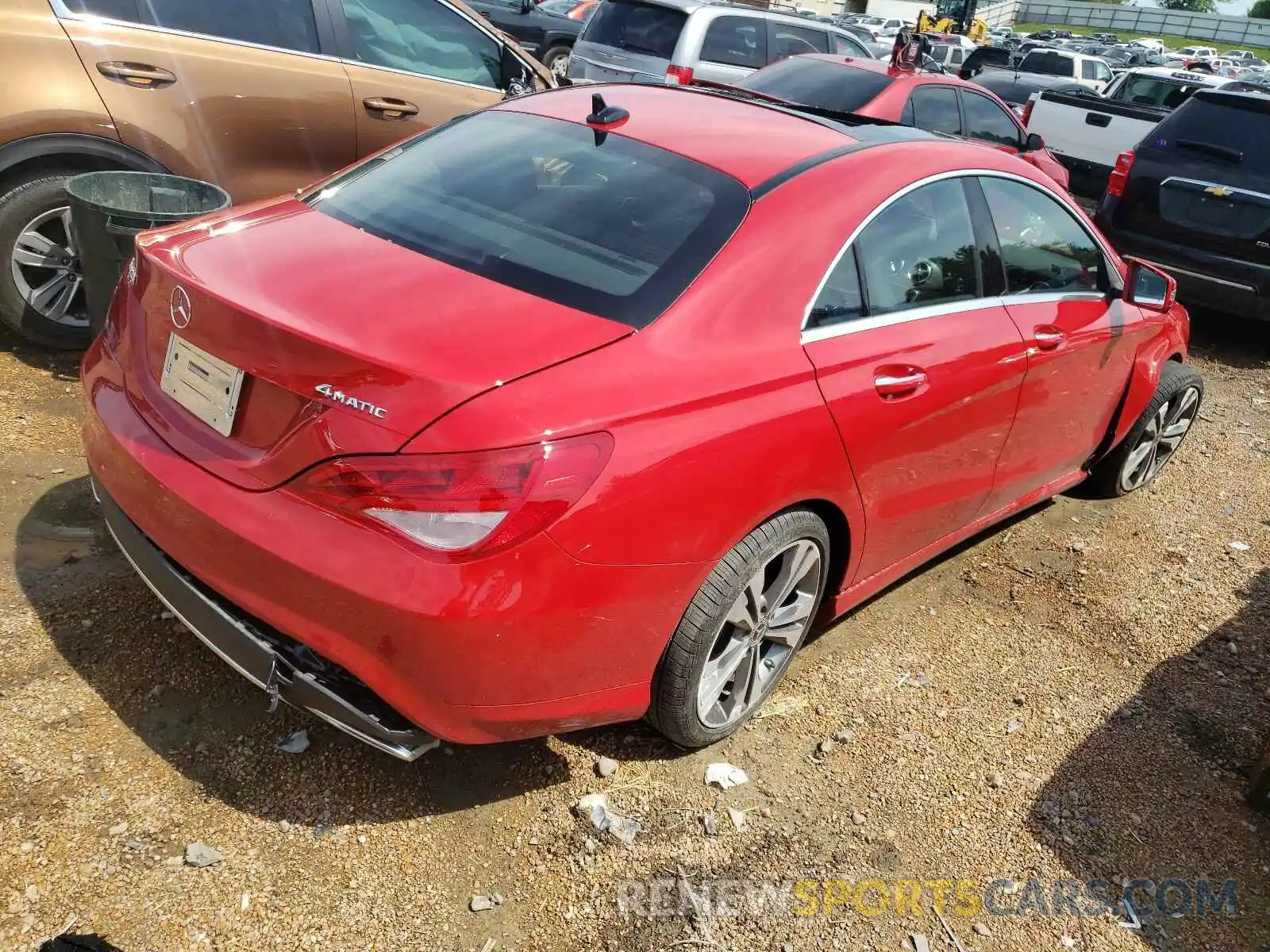 4 Photograph of a damaged car WDDSJ4GB0KN758677 MERCEDES-BENZ CLA-CLASS 2019