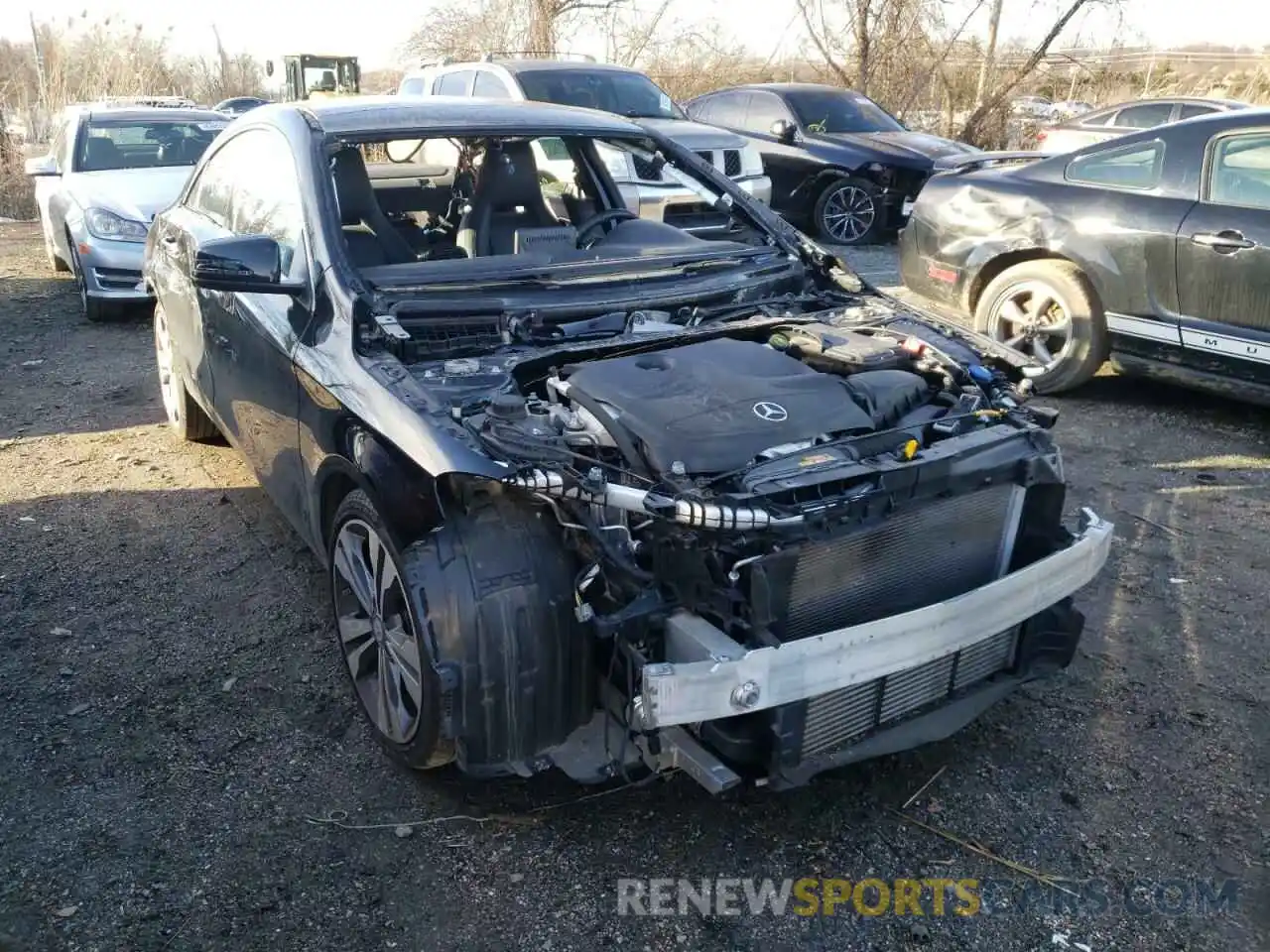 1 Photograph of a damaged car WDDSJ4GB0KN768741 MERCEDES-BENZ CLA-CLASS 2019