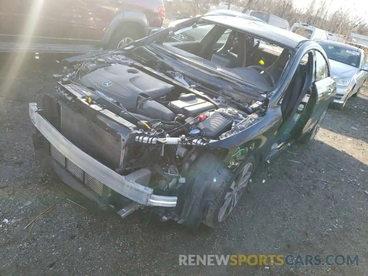 2 Photograph of a damaged car WDDSJ4GB0KN768741 MERCEDES-BENZ CLA-CLASS 2019