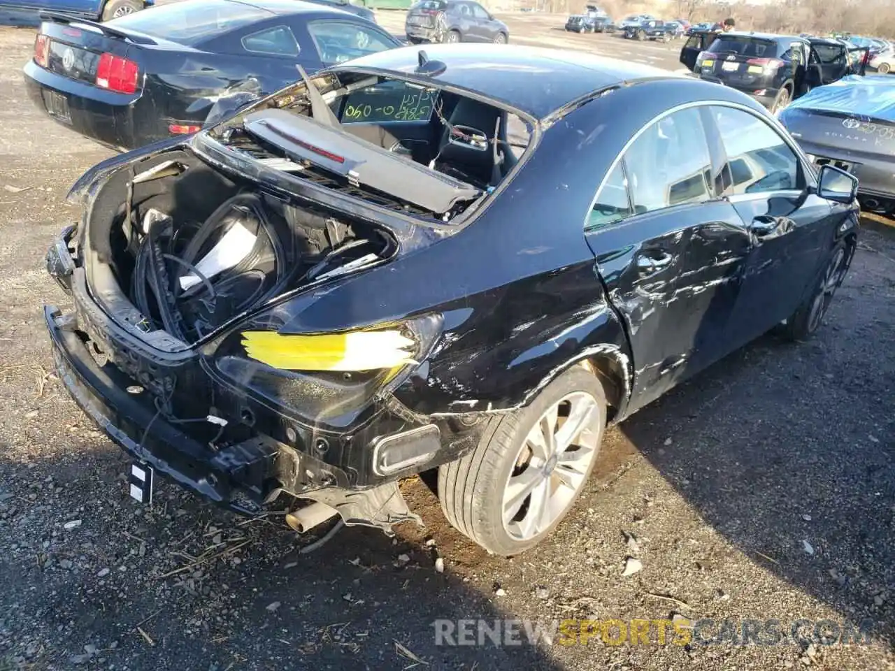 4 Photograph of a damaged car WDDSJ4GB0KN768741 MERCEDES-BENZ CLA-CLASS 2019