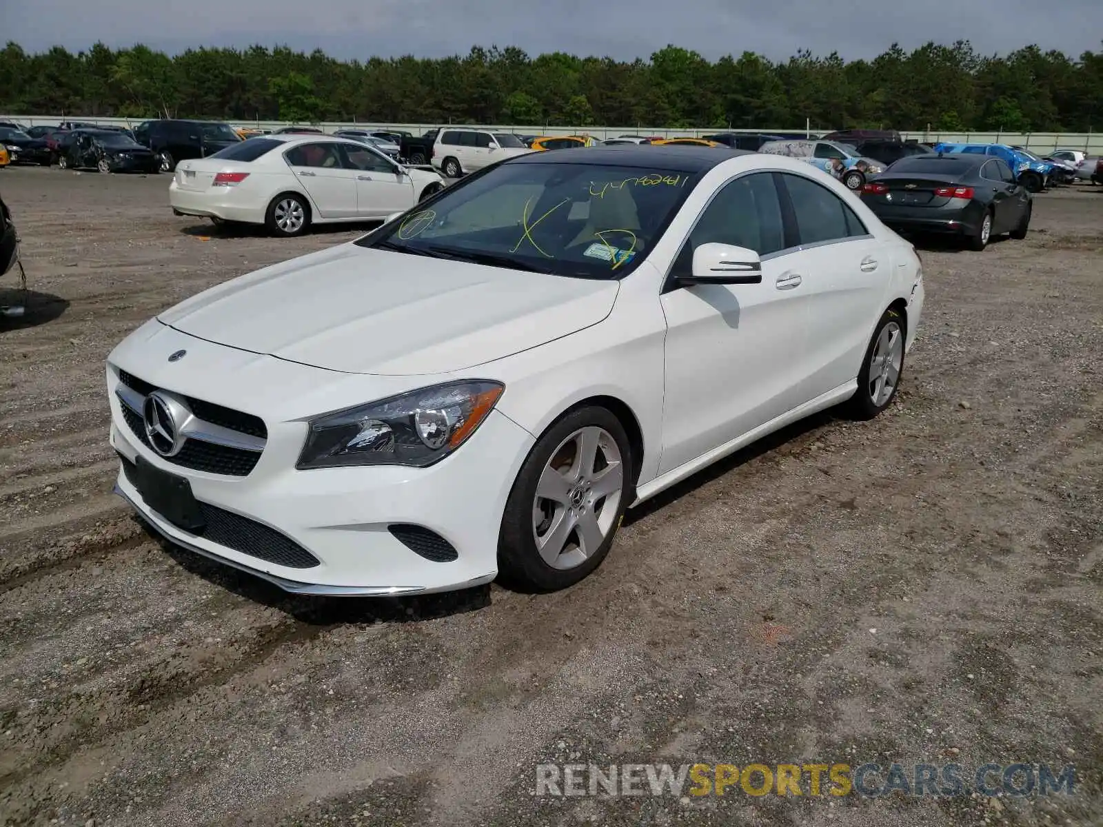 2 Photograph of a damaged car WDDSJ4GB1KN723291 MERCEDES-BENZ CLA-CLASS 2019