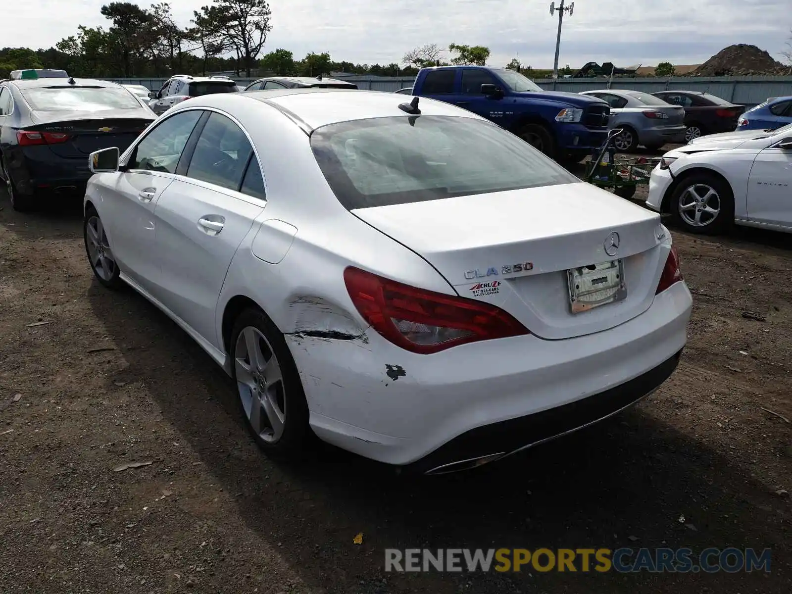 3 Photograph of a damaged car WDDSJ4GB1KN723291 MERCEDES-BENZ CLA-CLASS 2019