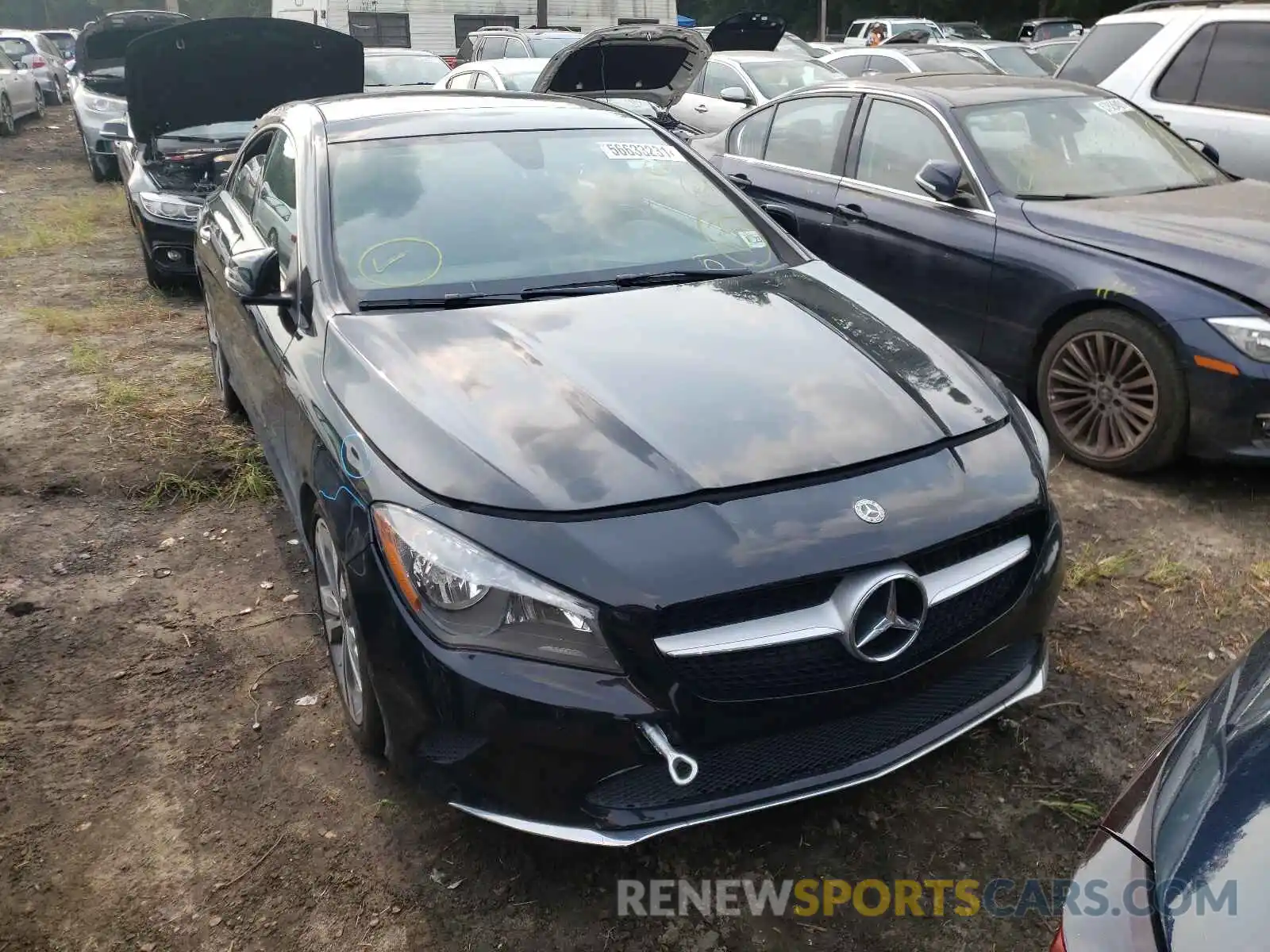 1 Photograph of a damaged car WDDSJ4GB1KN723615 MERCEDES-BENZ CLA-CLASS 2019