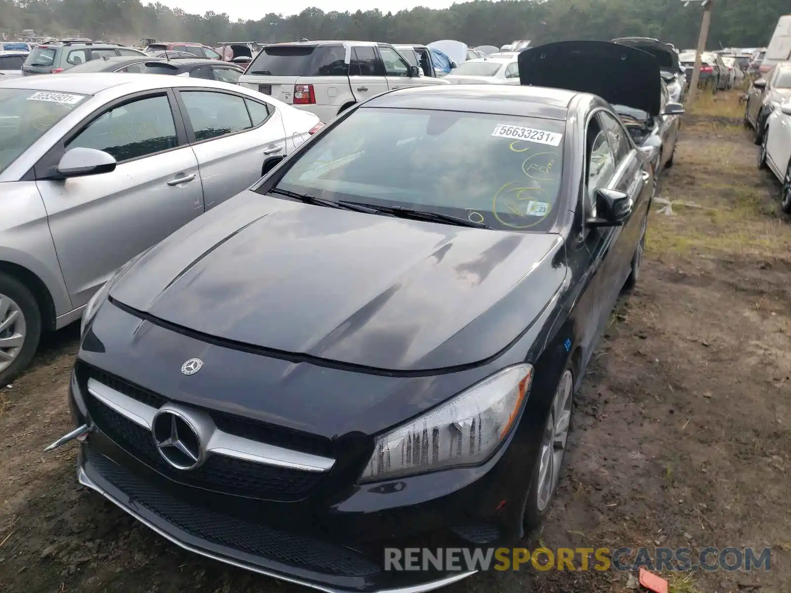 2 Photograph of a damaged car WDDSJ4GB1KN723615 MERCEDES-BENZ CLA-CLASS 2019