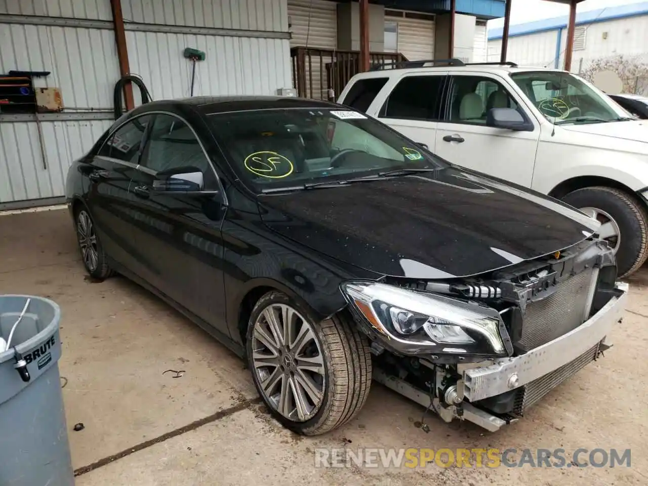 1 Photograph of a damaged car WDDSJ4GB1KN725901 MERCEDES-BENZ CLA-CLASS 2019