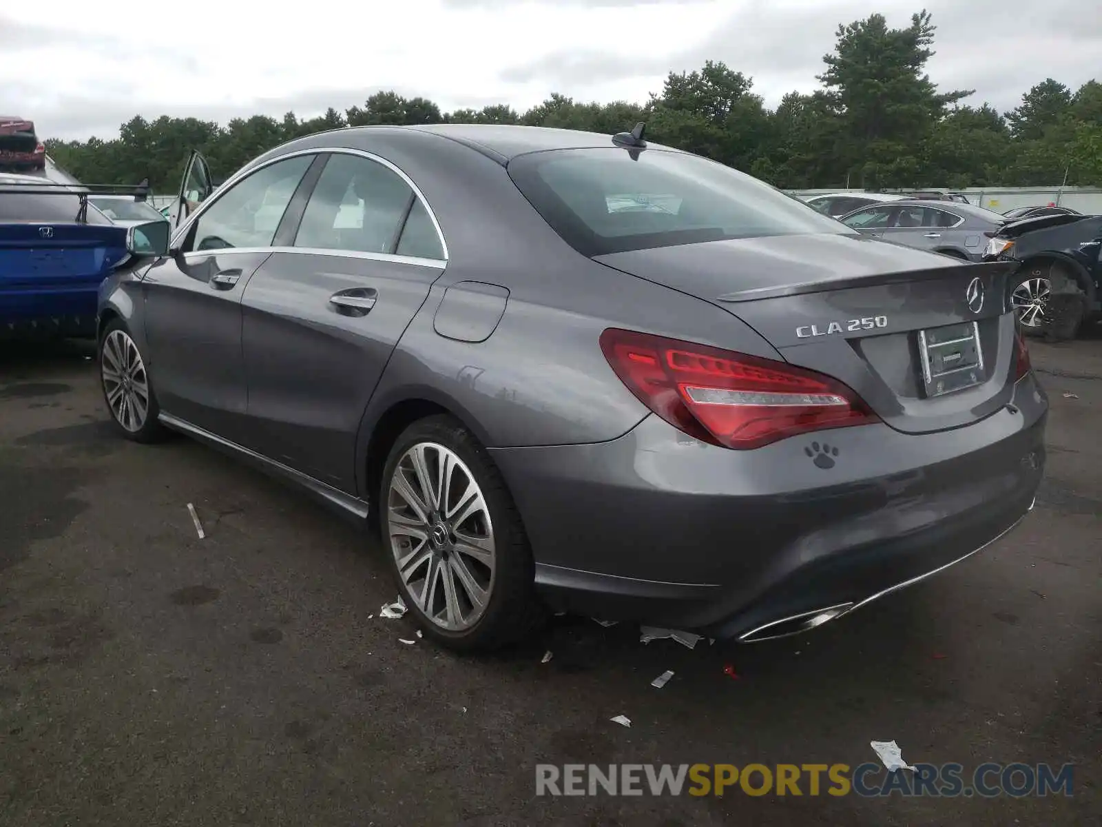 3 Photograph of a damaged car WDDSJ4GB1KN744111 MERCEDES-BENZ CLA-CLASS 2019