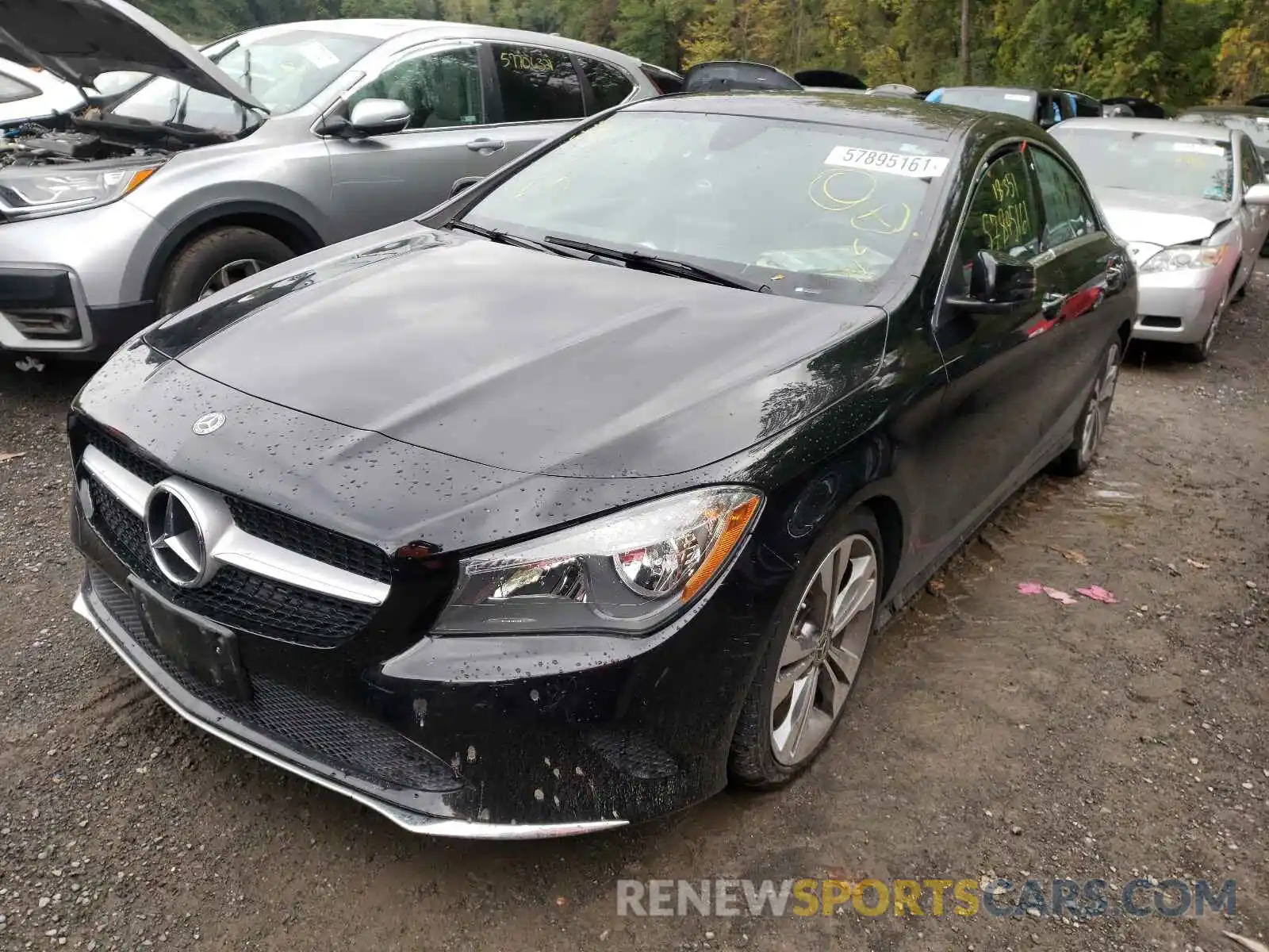 2 Photograph of a damaged car WDDSJ4GB1KN752564 MERCEDES-BENZ CLA-CLASS 2019