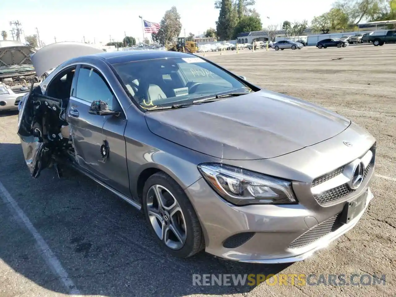 1 Photograph of a damaged car WDDSJ4GB1KN758476 MERCEDES-BENZ CLA-CLASS 2019