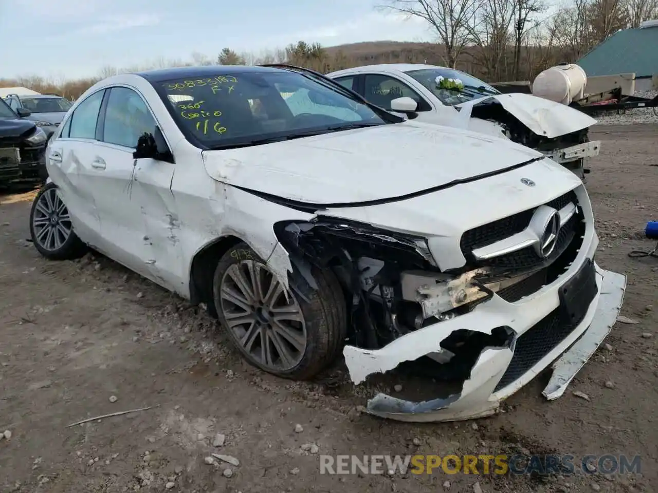 1 Photograph of a damaged car WDDSJ4GB2KN698983 MERCEDES-BENZ CLA-CLASS 2019